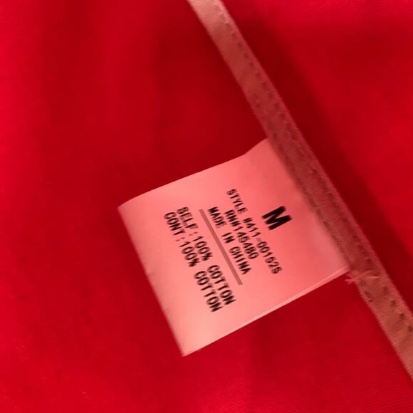 Market & Spruce Jacket Size M Red Trench Coat StitchFix Spring Outerwear Bright - Picture 5 of 5